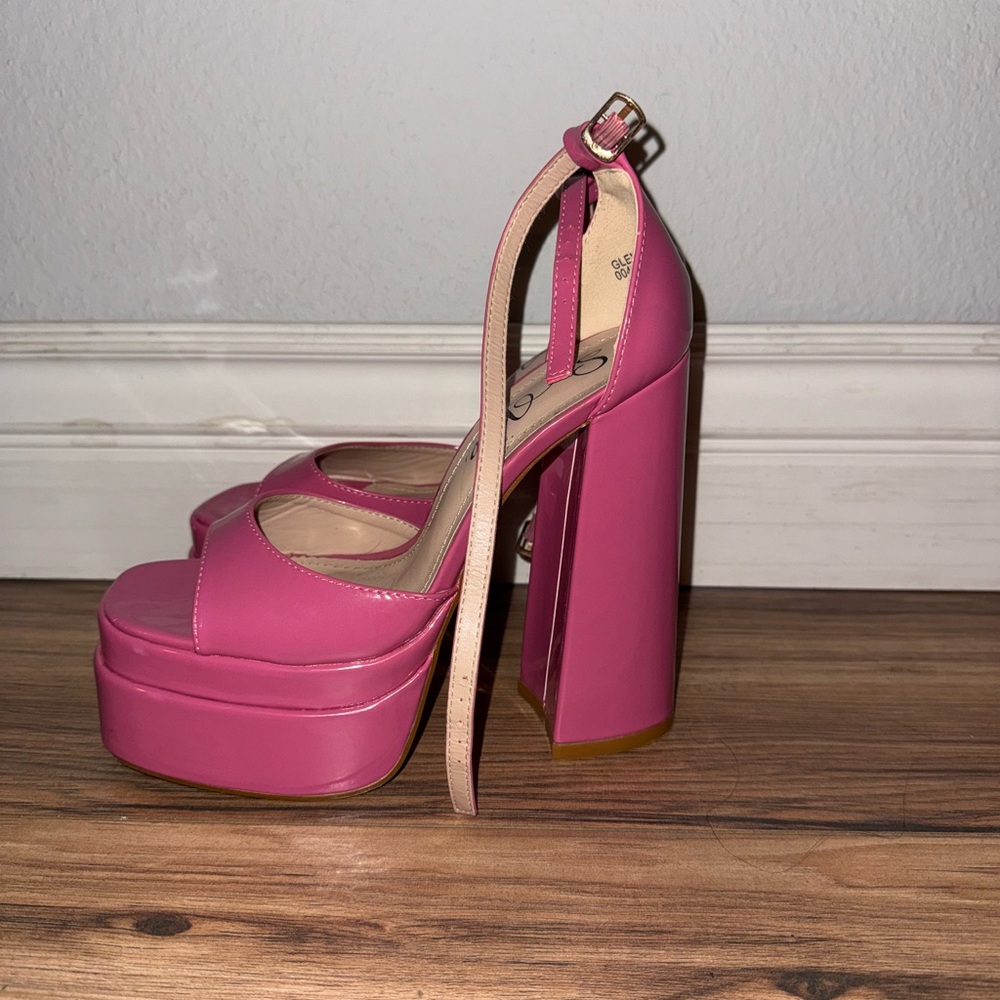 Pink Platform Sandals - Picture 3 of 5